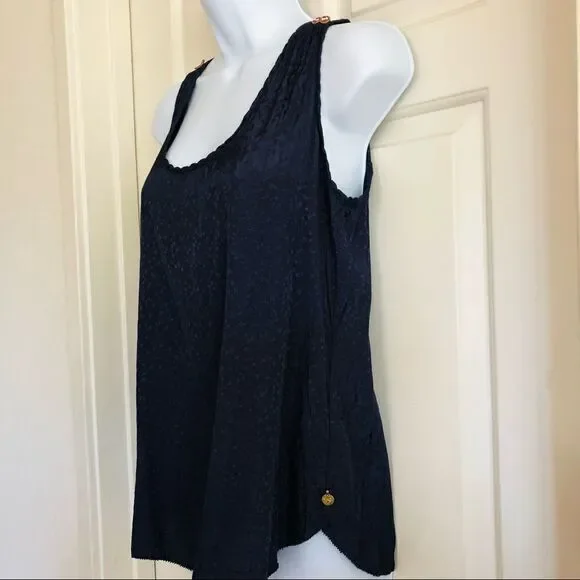 NWOT Maison Scotch Navy Blue Tank Top